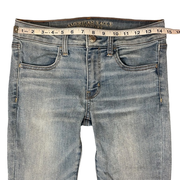 American Eagle Outfitters super super stretch, midrise skinny jegging Size 6 S - Picture 2 of 7